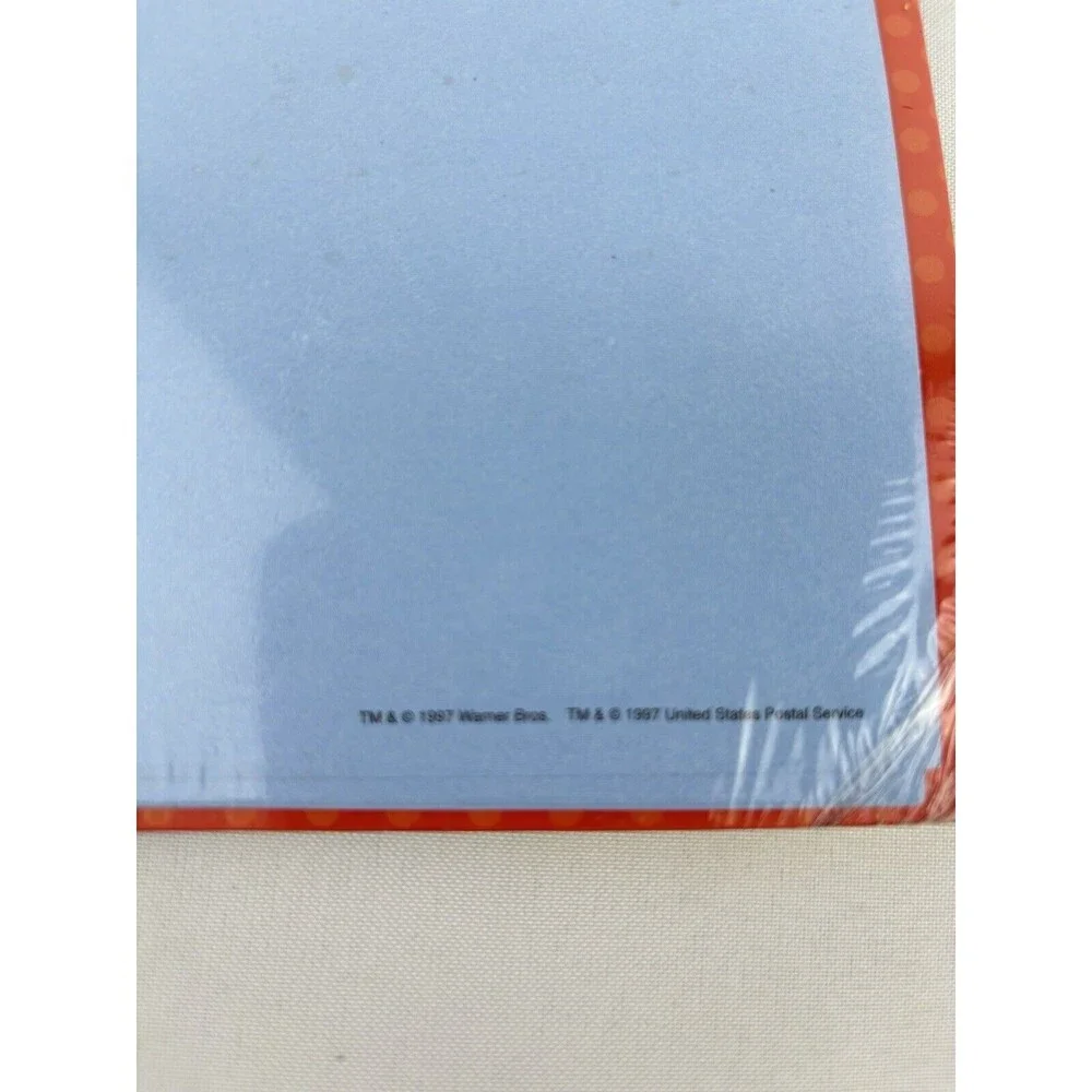 New-1997 Hallmark Looney‎ Tunes Stamp Collection Stationery Kit Tweety Bird